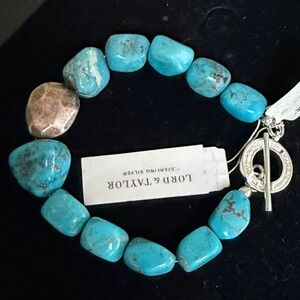 Lord & Taylor Turquoise and Silver Bracelet